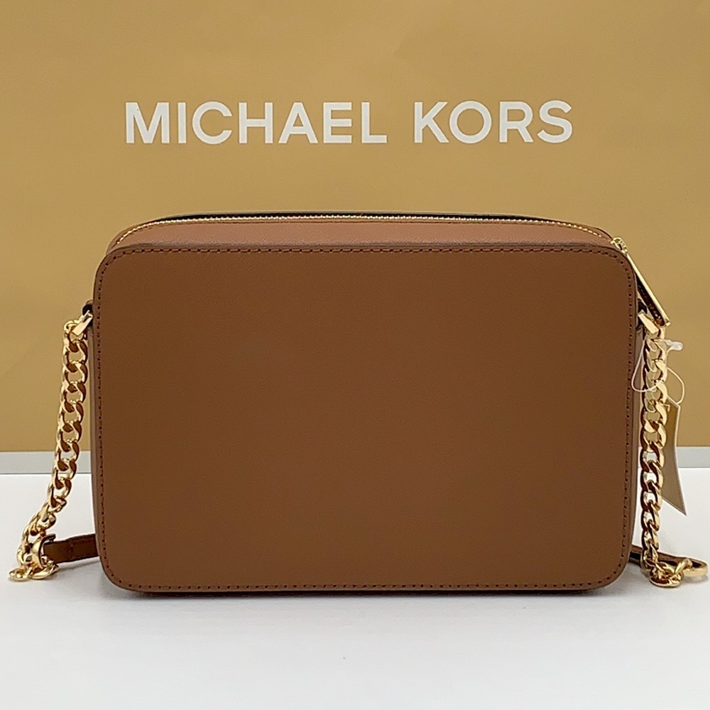 MICHAEL KORS JET SET TRAVEL LARGE EAST WEST CHAIN CROSSBODY BAG LUGGAGE - Picture 5 of 15